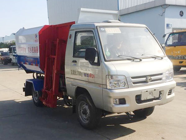 福田馭菱掛桶式垃圾車(chē)
