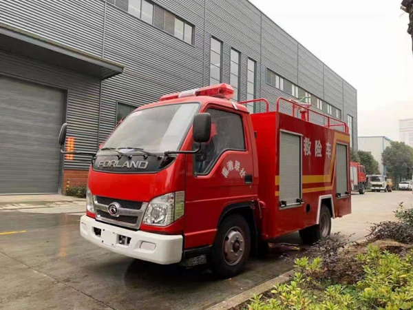 國六小型福田救險消防車2噸