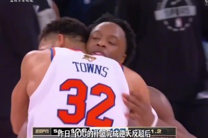 唐斯大功臣！昨日馬刺最后一攻發球 唐斯的干擾影響了球的路線